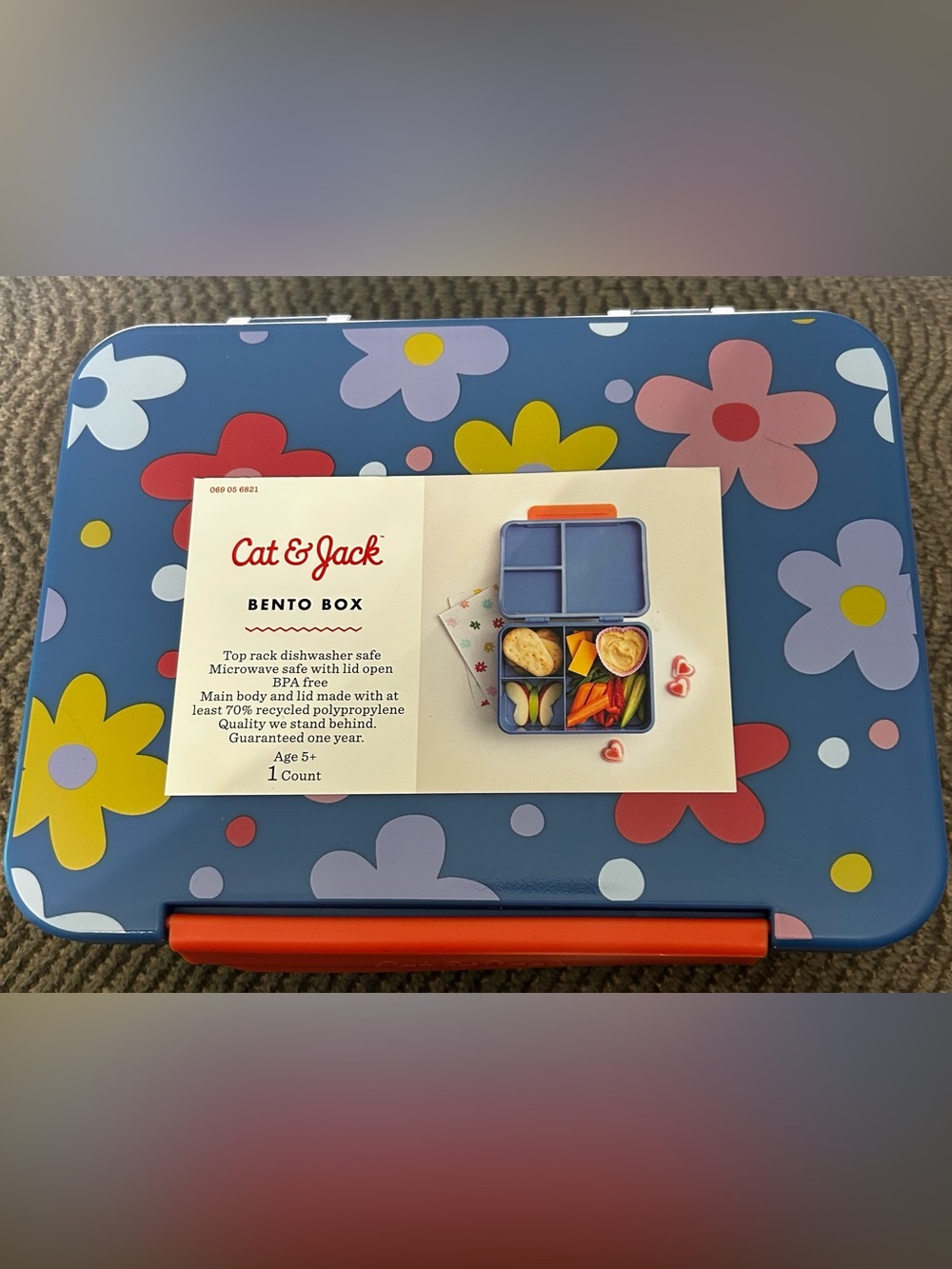 Target Blue Plastic Bento Box